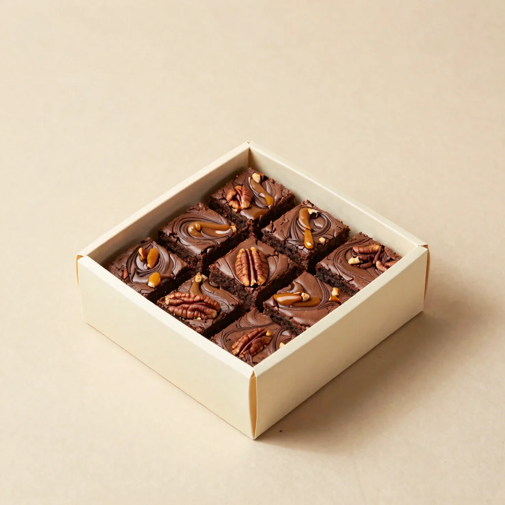 Date Caramel Brownies